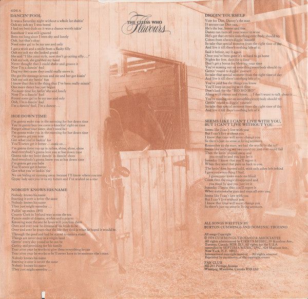 Flavours - secondary