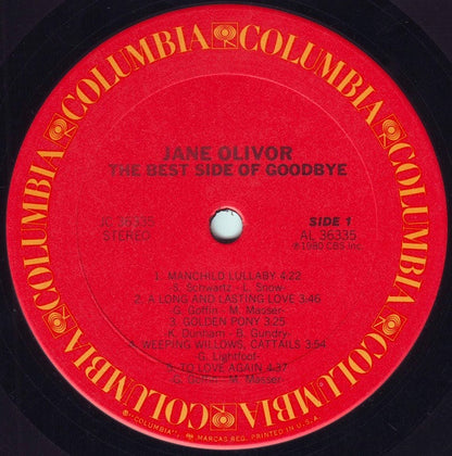 Jane Olivor - The Best Side Of Goodbye