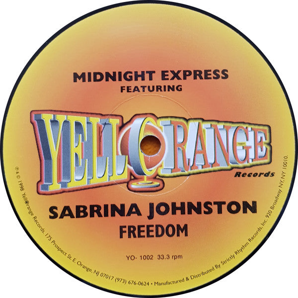 12": Midnight Express, Sabrina Johnston - Freedom