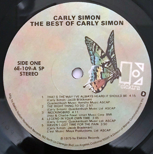 The Best Of Carly Simon  - secondary