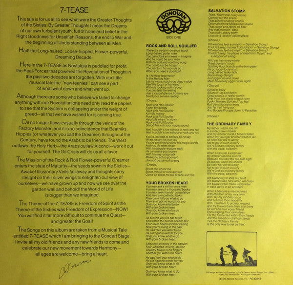 Donovan - 7-Tease
