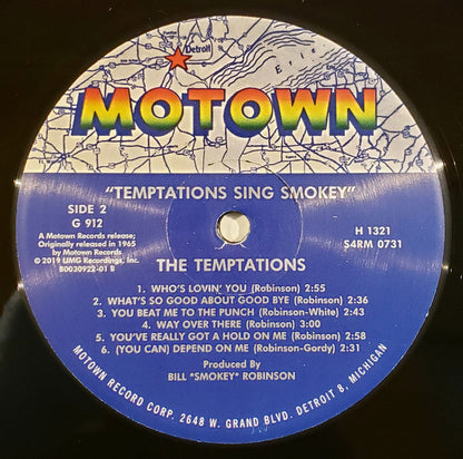 The Temptations Sing Smokey - secondary