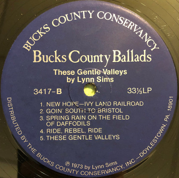 Bucks County Ballads (These Gentle Valleys) - secondary