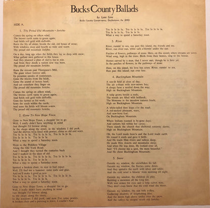 Bucks County Ballads (These Gentle Valleys) - secondary