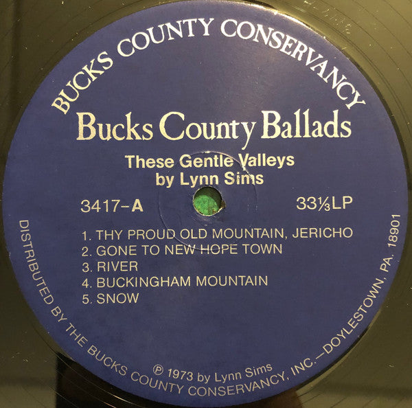 Bucks County Ballads (These Gentle Valleys) - secondary