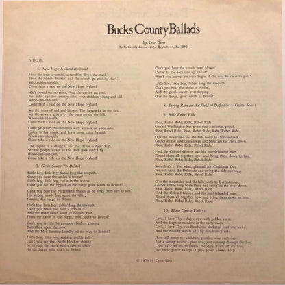 Bucks County Ballads (These Gentle Valleys) - secondary