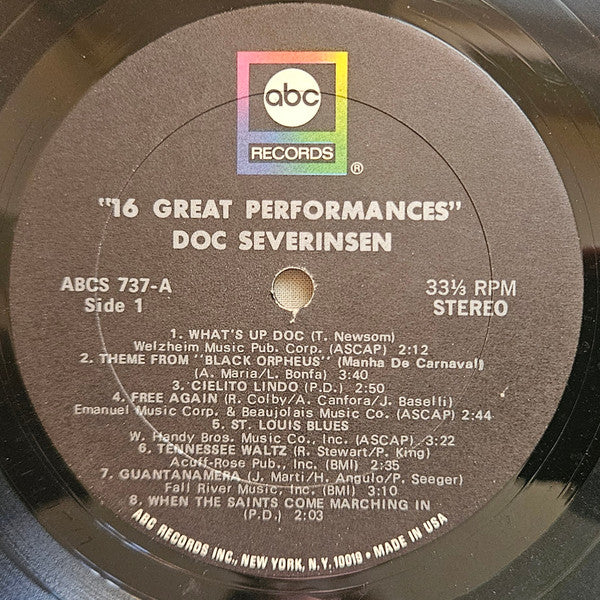 Sixteen Great Performances - secondary