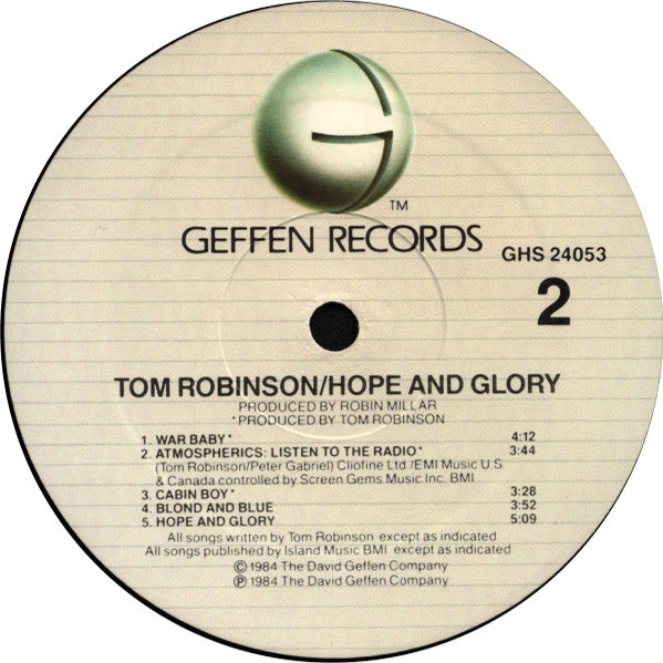 Hope And Glory - secondary