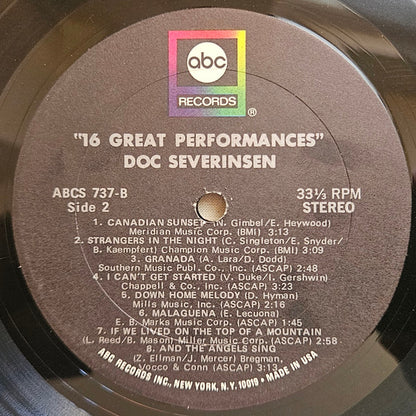 Sixteen Great Performances - secondary