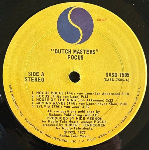 Dutch Masters - secondary