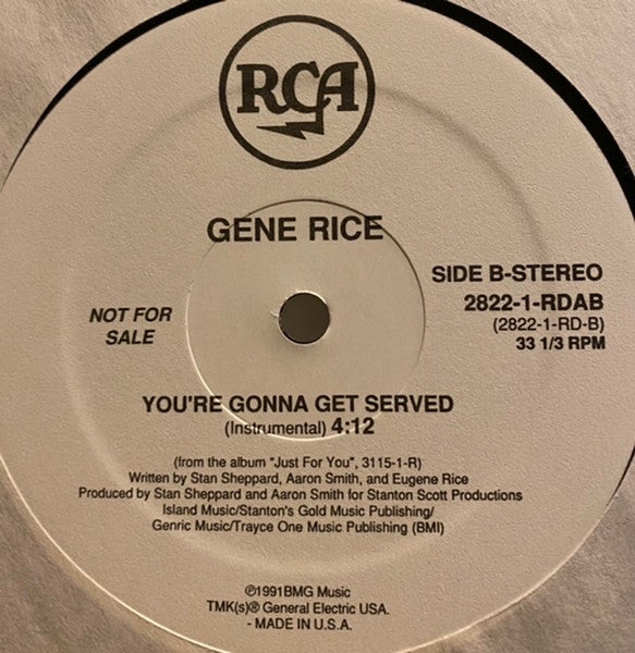 You’re Gonna Get Served - secondary