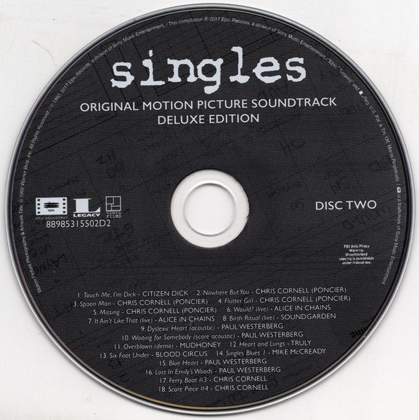 Singles - Original Motion Picture Soundtrack - secondary