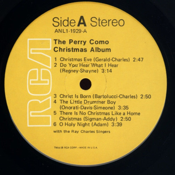 The Perry Como Christmas Album - secondary