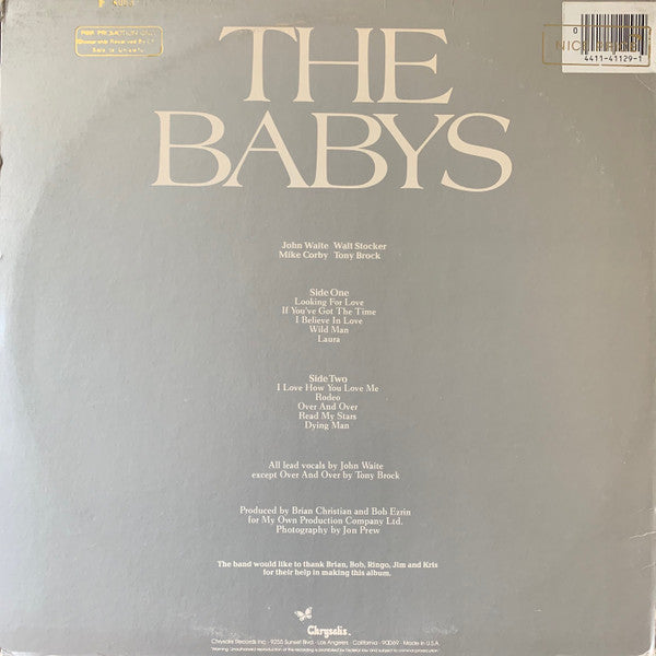The Babys - secondary