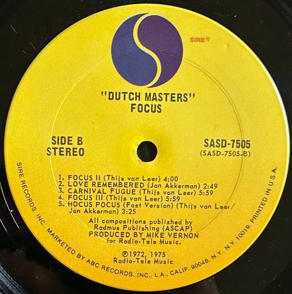 Dutch Masters - secondary