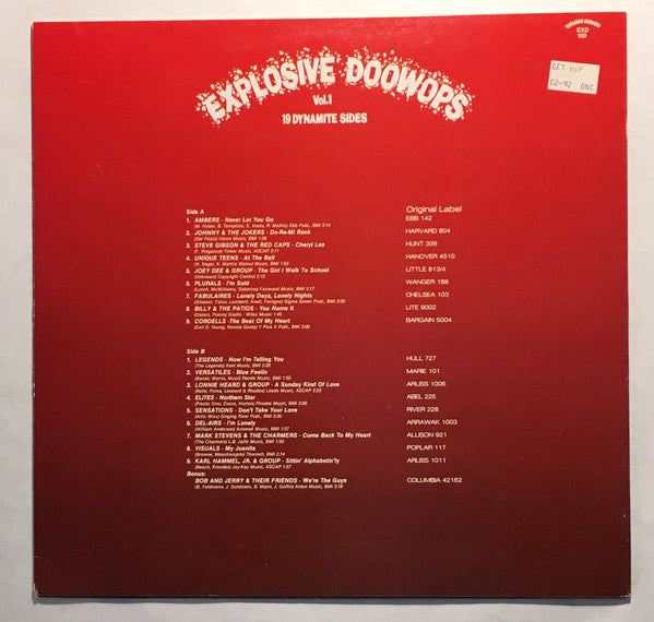 Various - Explosive Doowops Vol. 1 - 19 Dynamite Sides