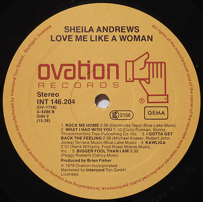 Sheila Andrews - Love Me Like A Woman