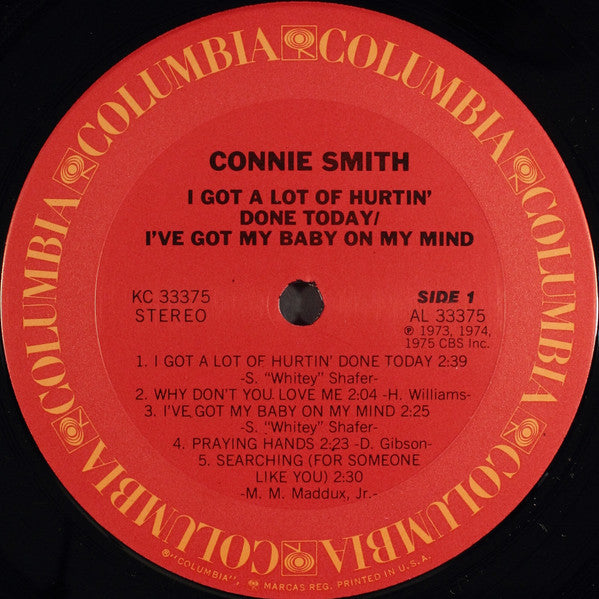 I Got A Lot Of Hurtin' Done Today / I've Got My Baby On My Mind - secondary