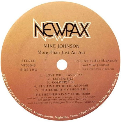 Mike Johnson - More Than Just An Act