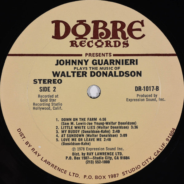 Johnny Guarnieri - Plays The Music Of Walter Donaldson