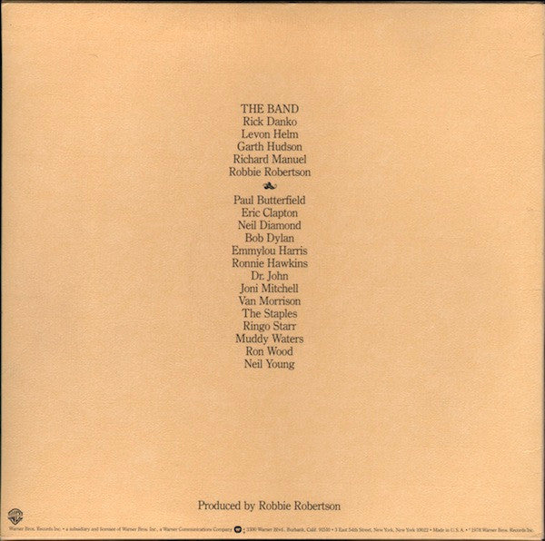 The Last Waltz - secondary