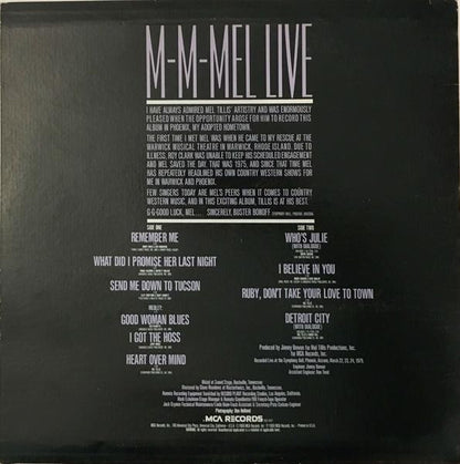 M-M-Mel Live - secondary
