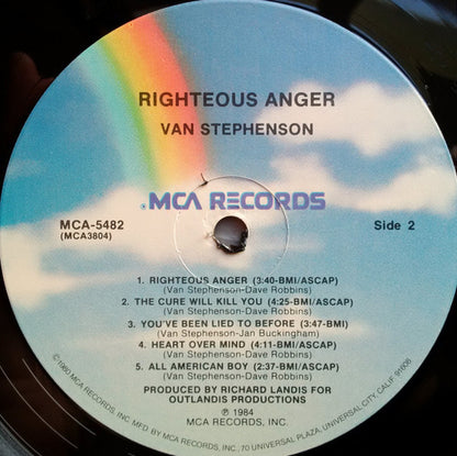 Righteous Anger - secondary