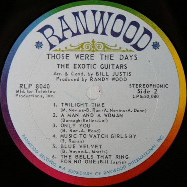 The Exotic Guitars - Those Were The Days