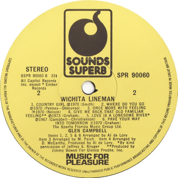 Glen Campbell - Wichita Lineman