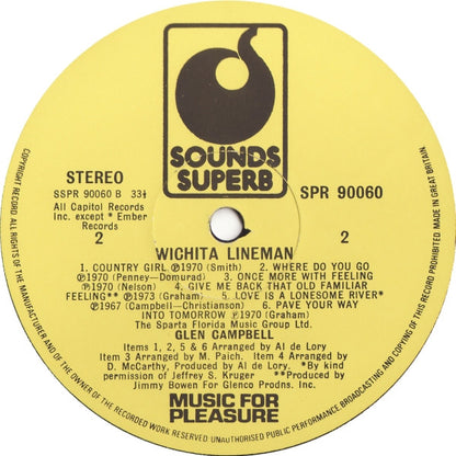 Glen Campbell - Wichita Lineman