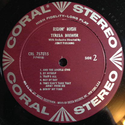 Ridin' High - secondary