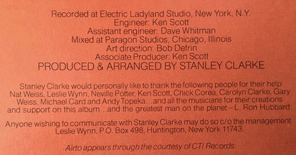 Stanley Clarke - secondary