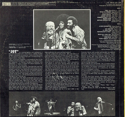 Oscar Brown Jr., Jean Pace, Sivuca - Joy (The Original Cast Recording)