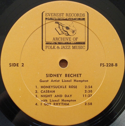 Sidney Bechet, Lionel Hampton - Sidney Bechet