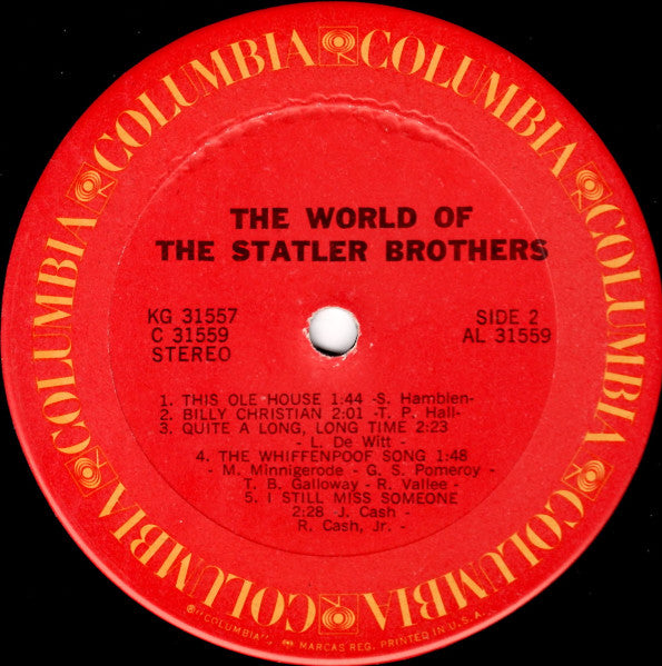 The World Of The Statler Brothers - secondary