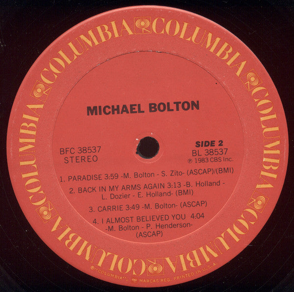 Michael Bolton - secondary