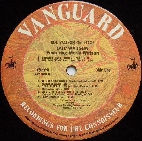 Doc Watson On Stage - secondary