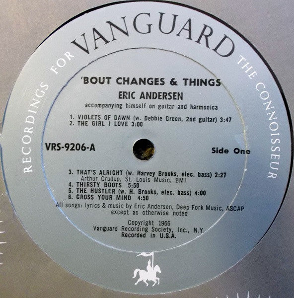 Eric Andersen - 'Bout Changes & Things