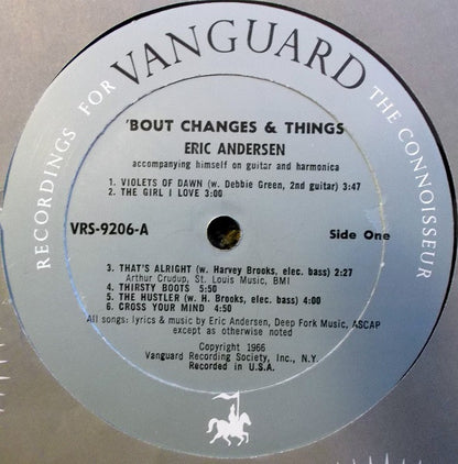 Eric Andersen - 'Bout Changes & Things