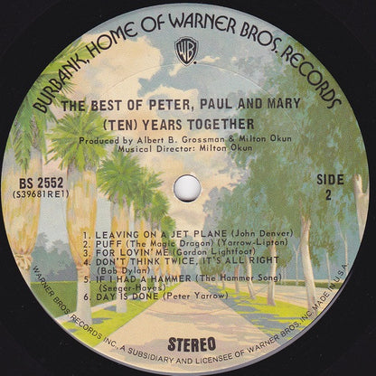 The Best Of Peter, Paul And Mary: (Ten) Years Together - secondary