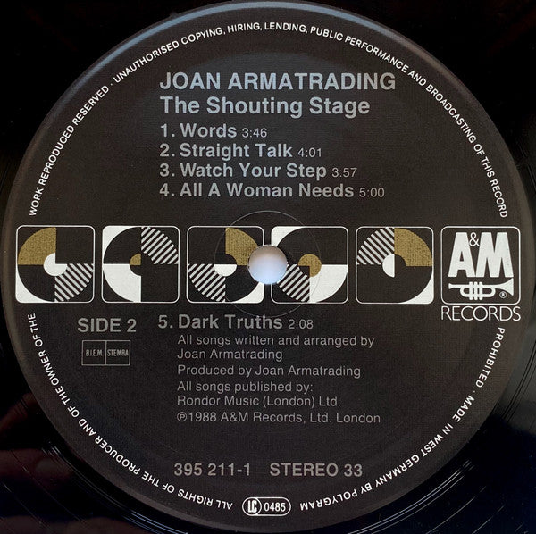 Joan Armatrading - The Shouting Stage