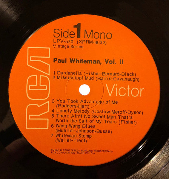 Paul Whiteman Vol. II - secondary