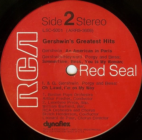 Gershwin's Greatest Hits - secondary
