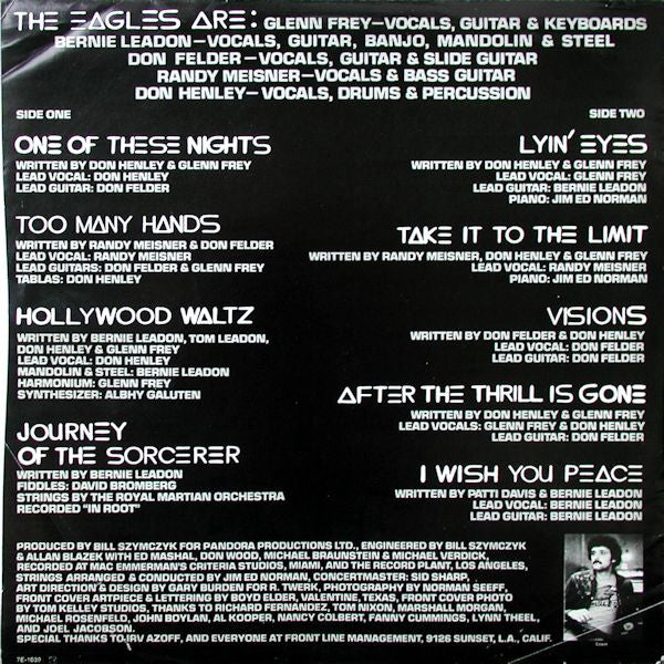 One Of These Nights - secondary