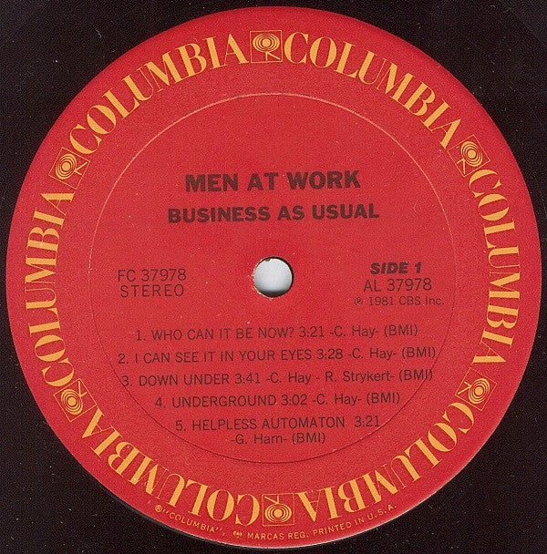Men At Work - Business As Usual