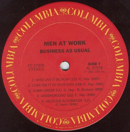 Men At Work - Business As Usual