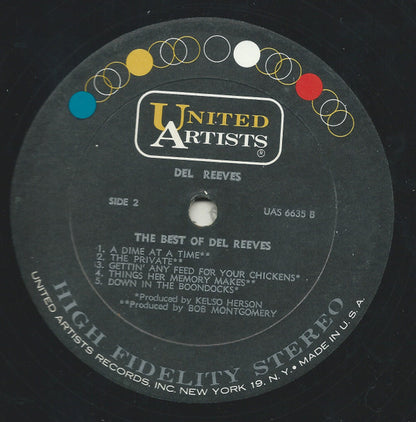 Del Reeves - The Best Of Del Reeves