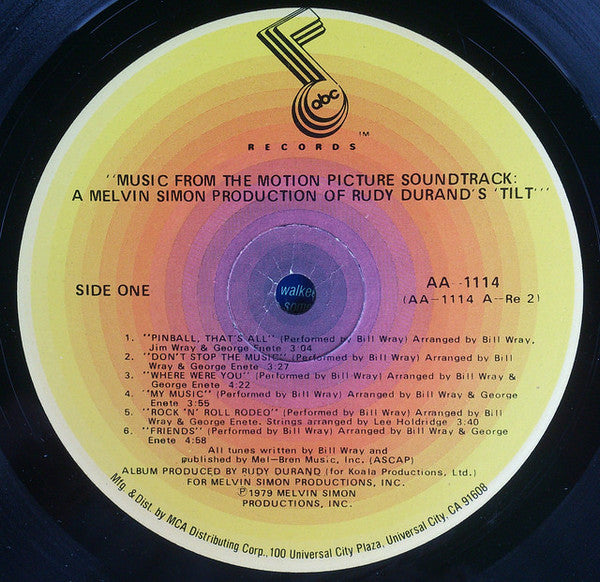Various - Tilt - Music From The Motion Picture Soundtrack