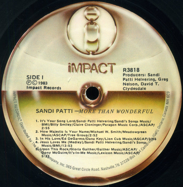 Sandi Patty - More Than Wonderful