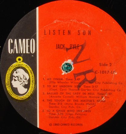 Jack Pyle - Listen, Son... And Other Readings By Jack Pyle